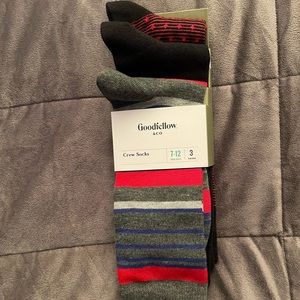 Men’s 3 pack dress crew socks